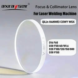 Hand-held Laser Welding Collimator Focus Lens Dia16/20/30mm QILIN CQWY WSX Laser Gun For Fiber 1064nm Welding Machine Parts