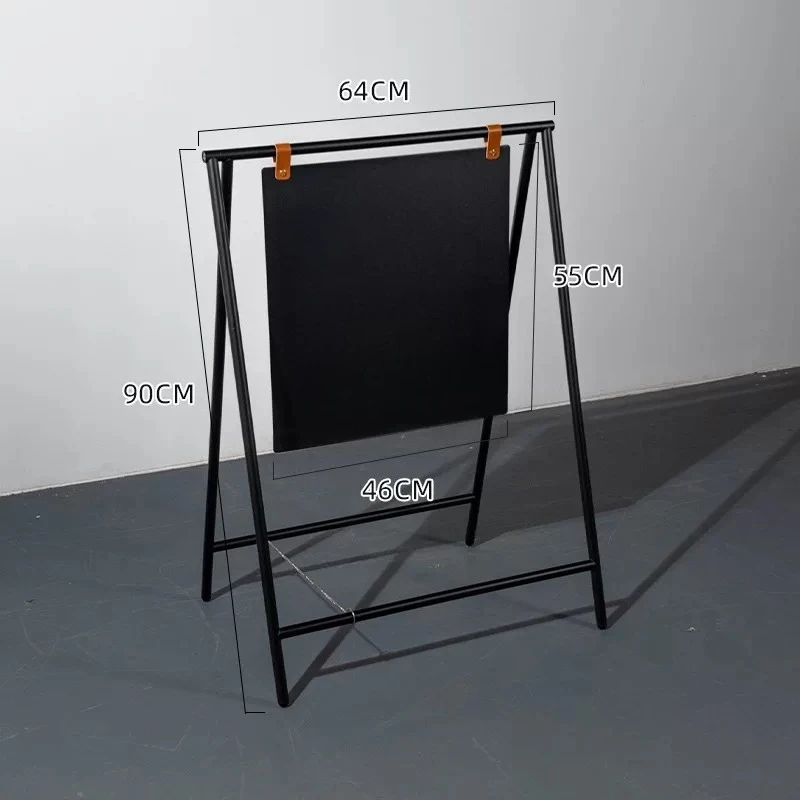 Custom outdoor foldable A-frame advertising board. Display pavement signs on the sidewalk. Poster stand 1pcs