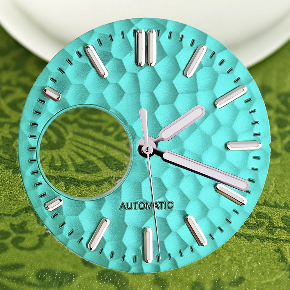 NH38 dial assembly mechanical surface modification case NH34 diving watch green luminous hand size 28.5mm