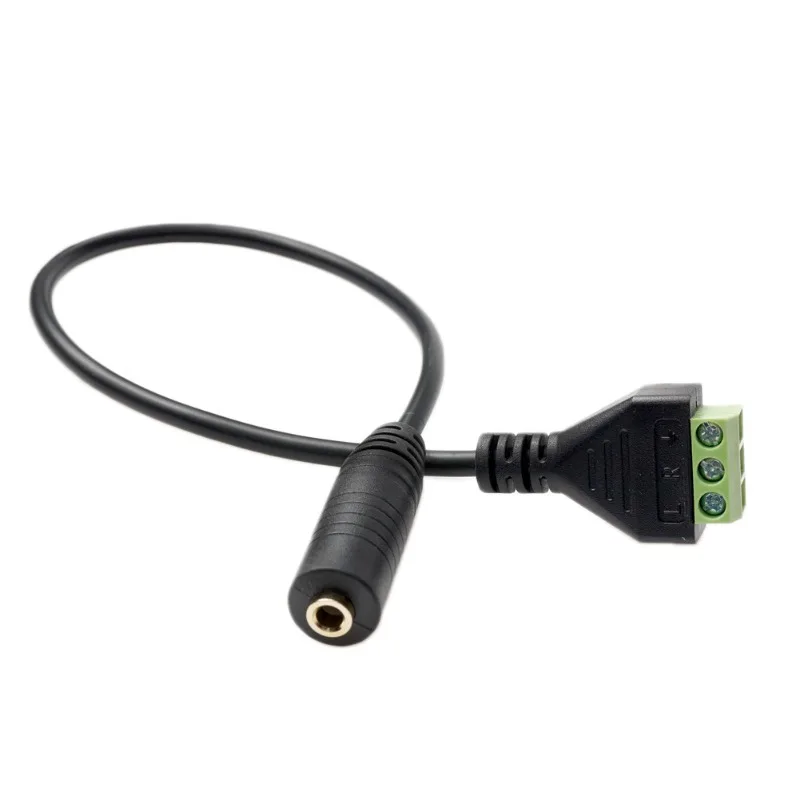 

Solder-free 3.5MM Gold-plated Dual-channel Audio Earphone Plug, Stereo Adapter, Solder-free Cable.