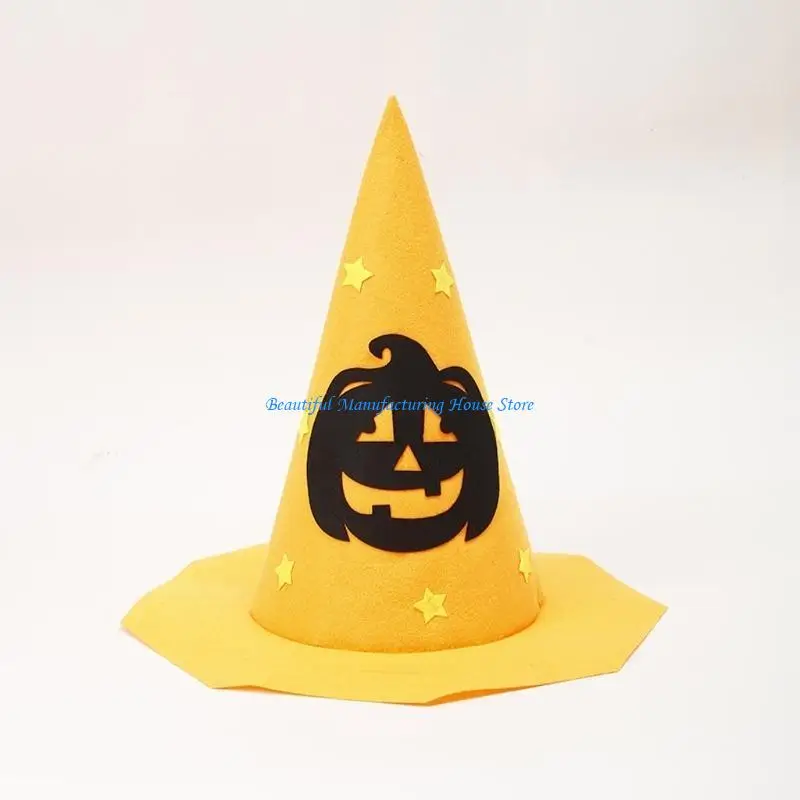 E56A Đậm Đầu Lâu Mũ Phù Thủy Cho Trẻ Người Lớn Tiệc Hóa Trang Halloween Trang Phục Hóa Trang Đạo Cụ
