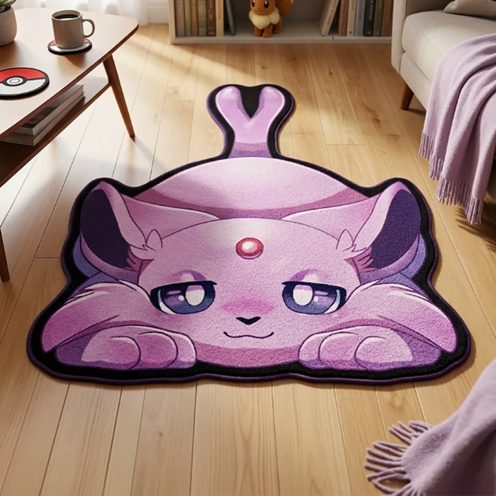 Gaming Accessories For Room - Dywanik anime Espeon Pokemon, miękki, antypoślizgowy,