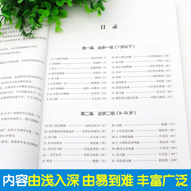 National Piano Competition Award-Winning Works Selected Score Children's Tutorial Collection Music Staff