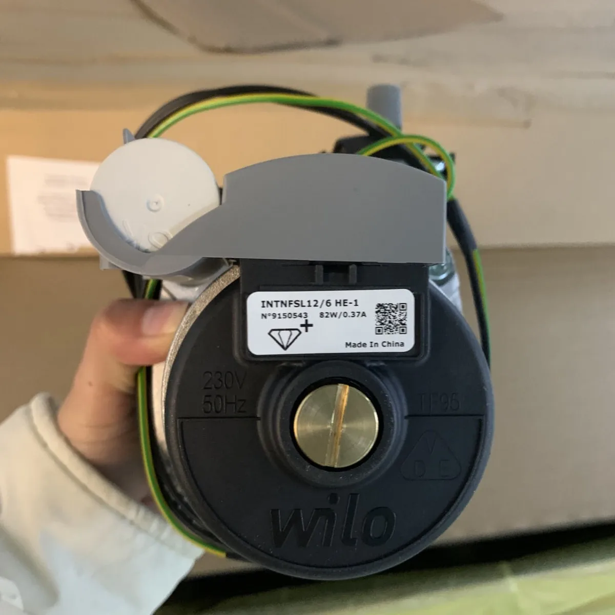 

Деталь газового котла, двигатель циркуляционного насоса для воды INTNFSL12/6, мощность 82 Вт, насос газового котла, запасные части для водонагревателя