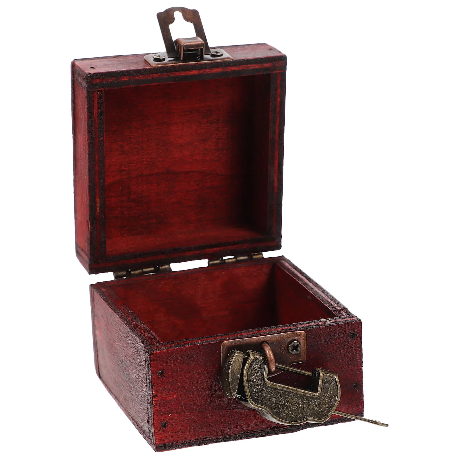 

Wooden Storage Box Jewelry Organizer Retro Style Case For Home Decorative Use Vintage Trinket Holder Gift Party Supplies