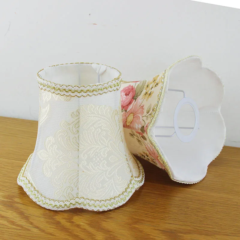 NEW!!! DIA 17cm Beautiful Flowers Wall Lampshade Decoration, Small Table Lamp Shades DIY, E14 hole 3cm/E27 hole 4.2cm - Image 4