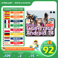Teclast T60 Plus Android 14 Tablet 12 Inches 2K 2000X1200 90Hz Widevine L1 Mtk Helio G88 (6Gb Ram+10Gb Expansion)16Gb/128Gb 8000Mah Battery 4g Lte Dual Sim Tf up to 1Tb