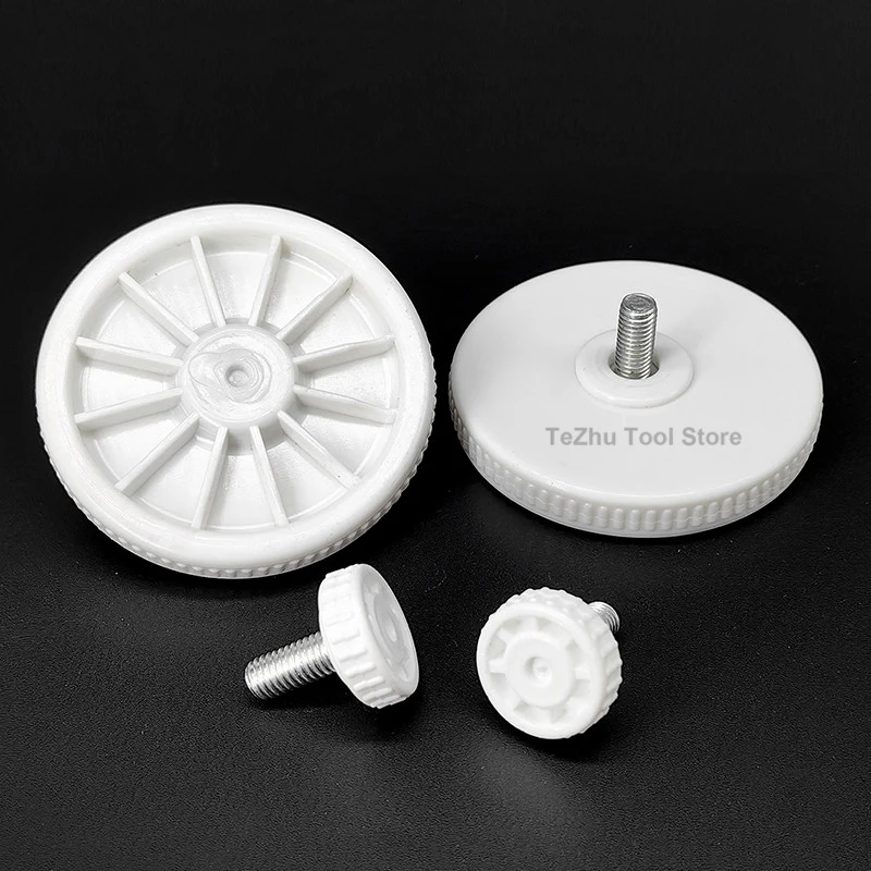 M6 M8 M10 PP Plastic Anti Slip Adjustable Foot Adjustable Screw Furniture Foot Pad Shock Absorber With Screw Foot Pad