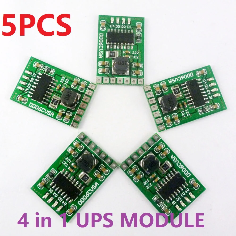 DD06CVSA DC 5V 2.1A Mobile Power Diy Board 4.2V Charge/Discharge(boost)/battery protection/indicator Module