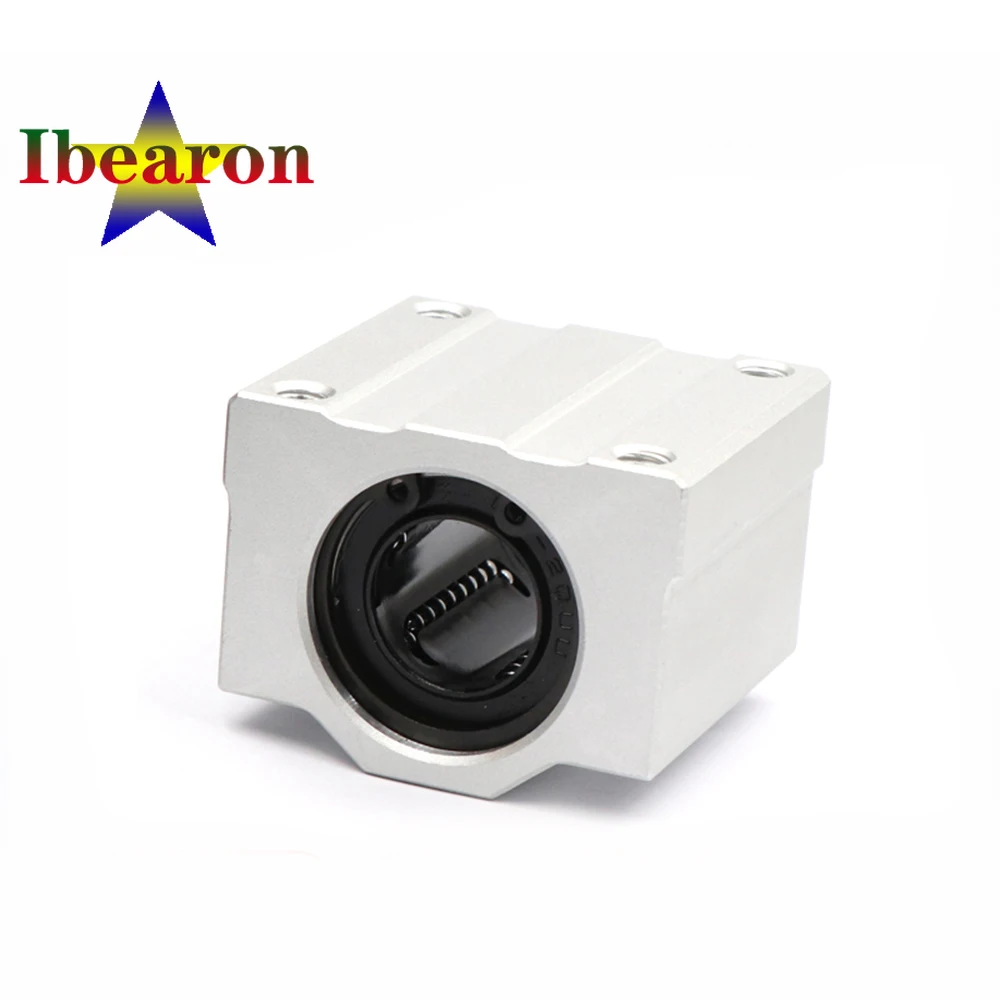 1PCS SC20UU Standard Aluminium Linear Motion Ball Bearings Slide Unites For CNC Router XYZ Table 3D Printer Parts