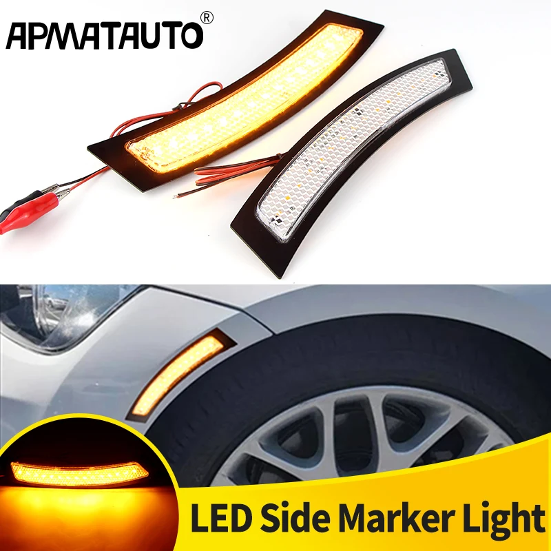 

2pcs Front Bumper Side marker Reflector for BMW E92 E93 3 Series 2DR Coupe/Convertible 2007 2008 2009 2010 211 2012 2013
