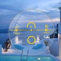 Gafas multifocales progresivas, lentes ópticas CR39 1,56/1,67/1,74, lentes graduadas profesionales personalizadas