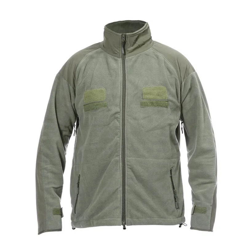 

4XL Autumn Winter Thick Warm Tactical Fleece Jacket Men Multi pocket Windbreaker Coat Fleece Liner Outdoor Thermal Hiking Jacket