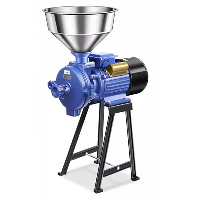 Electric Grain Mill Spice Grinder Pulverizer Powder Machine Wheat Cereals Coffee Rice Corn Sesame Soybean Animal Feed