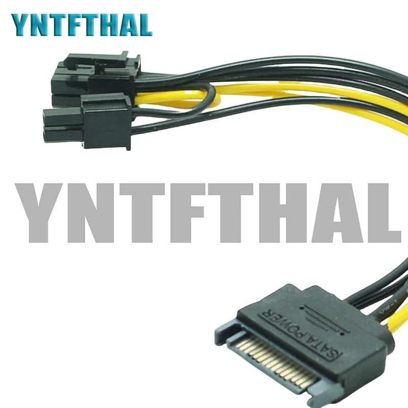 15Pin Male To 8pin(6+2) PCI-E Male Cable