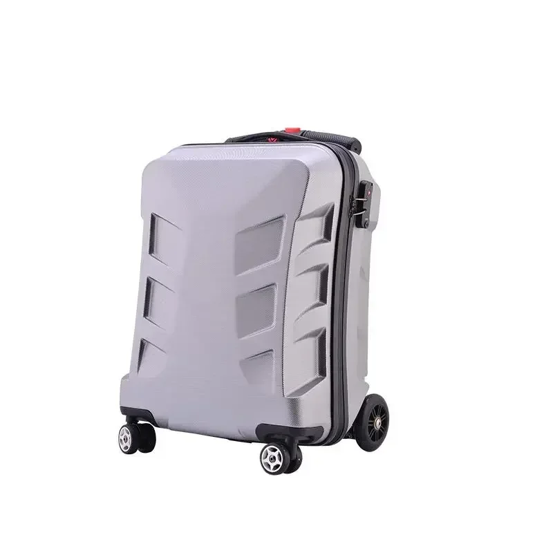 New Fashion Skateboard Scooter Suitcase for Kids Riding Luggage Suitcase Adult Folding Business Board Bag Trolley