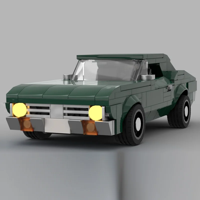 Geschwindigkeit Racing Auto Modell MOC Gebäude Ziegel Nova SS Amerikanischen Muscle Car Modulare Technologie Geschenke Urlaub Montieren Kinder Spielzeug