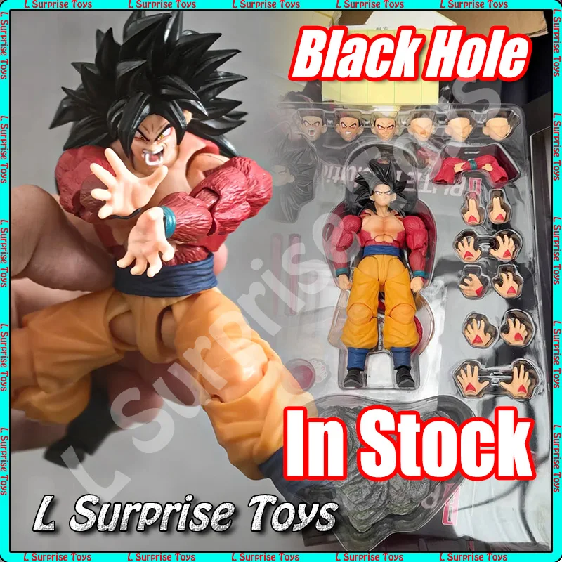 

Black Hole Toys Son Goku Figure Dragon Ball Super Saiyan4 SSJ4 Son Goku Brute Evolution Anime Action Figures Model Toys Gifts