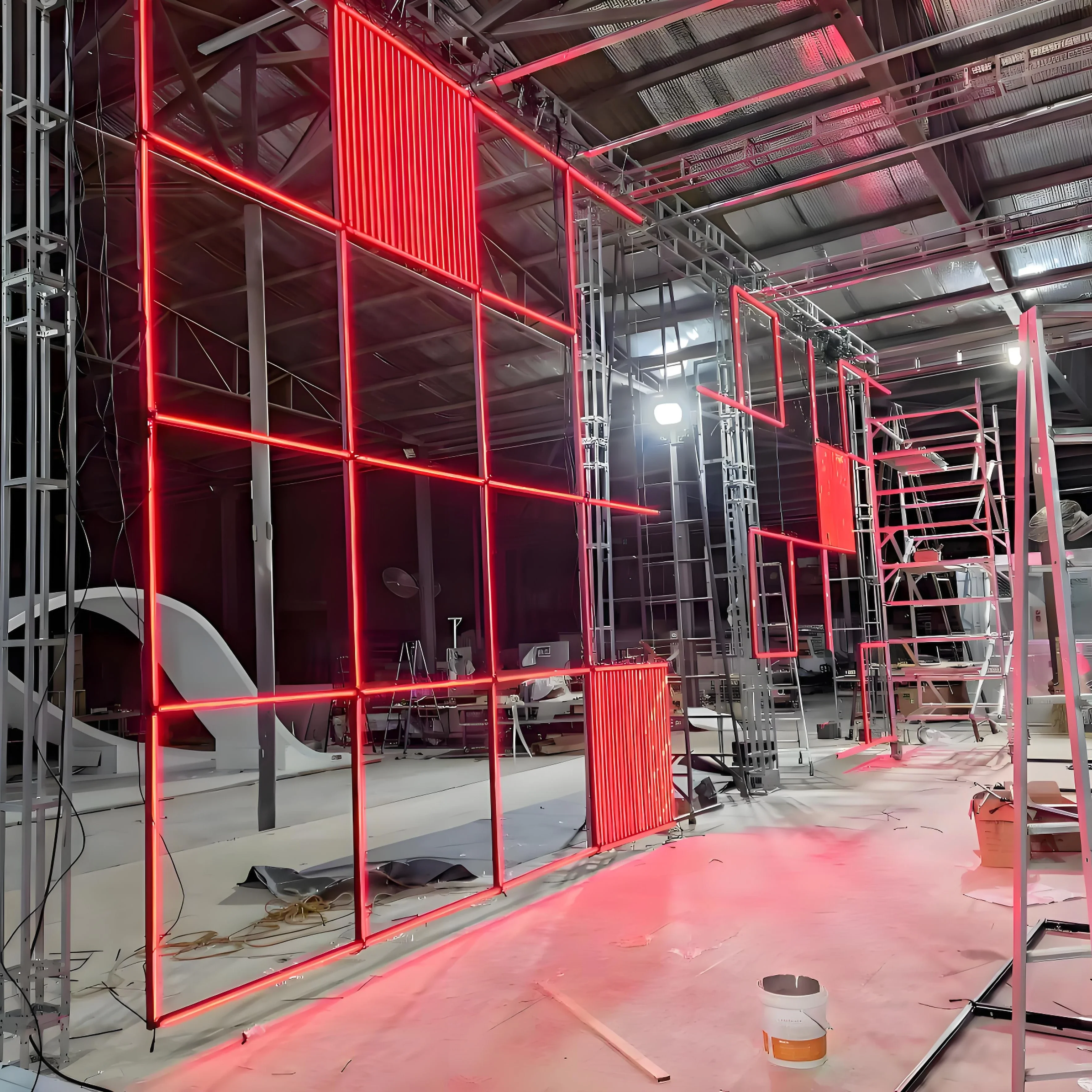 Illuminazione a barra pixel con striscia rigida LED impermeabile DC24V DMX512 RGBW