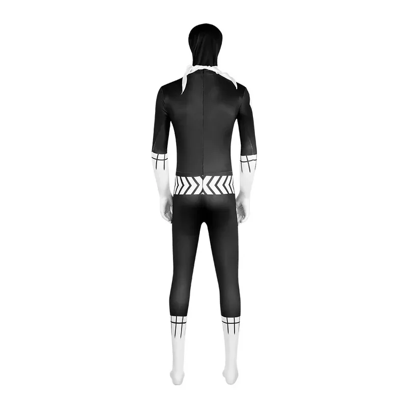 Ranger Reject Sentai Daishikkaku Hibiki Sakurama Anime Cosplay Costume Black Uniform Cosplay Halloween Party Fight Jumpsuit Shoe