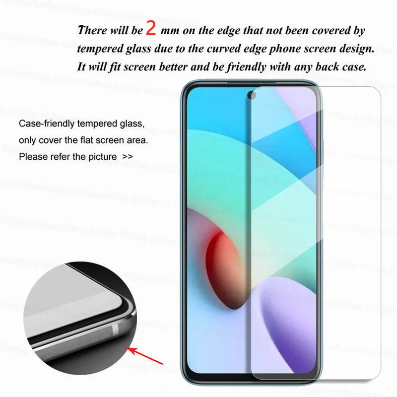 Protector de pantalla de vidrio templado 9H para Redmi 10, 9 T, 9A, 9C, 9 lentes de cámara protectores, película para Redmi 10, 9 T, 9A, 9