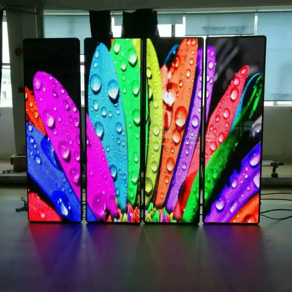 Shopping Mall 55 Inch Indoor Digital Portable Mirror Led Display Full Color P3 mm Smart Poster Led Billboard Screen