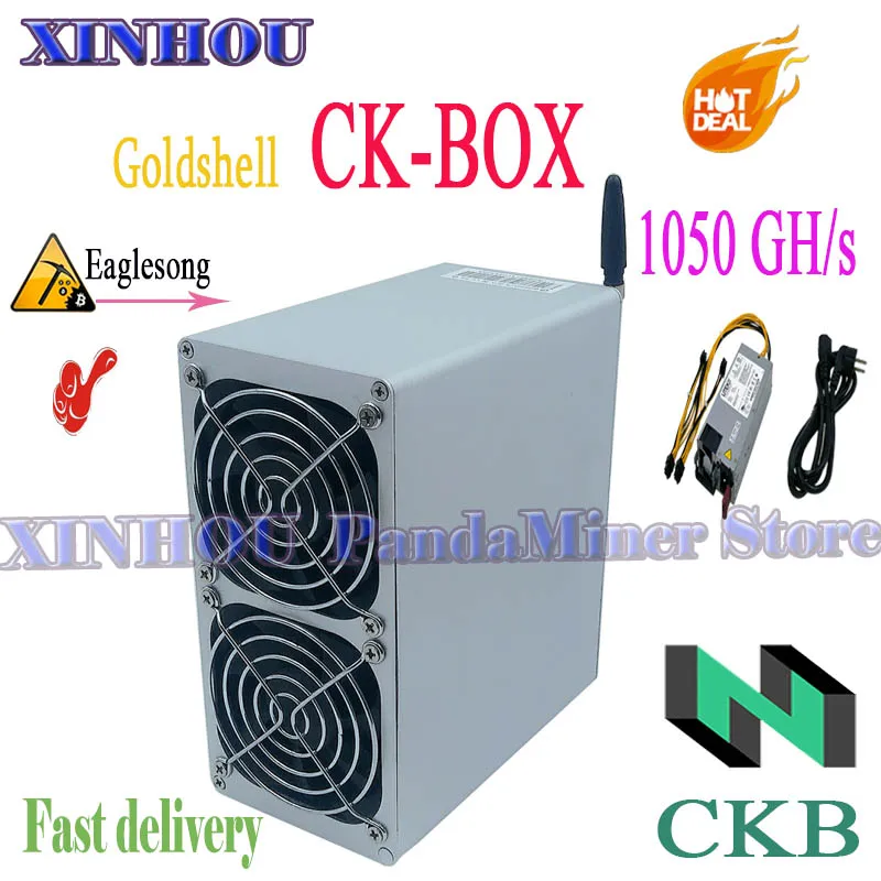 

Asic miner Original Goldshell CK-BOX 1050G 215W Eaglesong Nervos Network CKB miner Better than CK5 CK6 Mini-doge ST-BOX HS-BOX