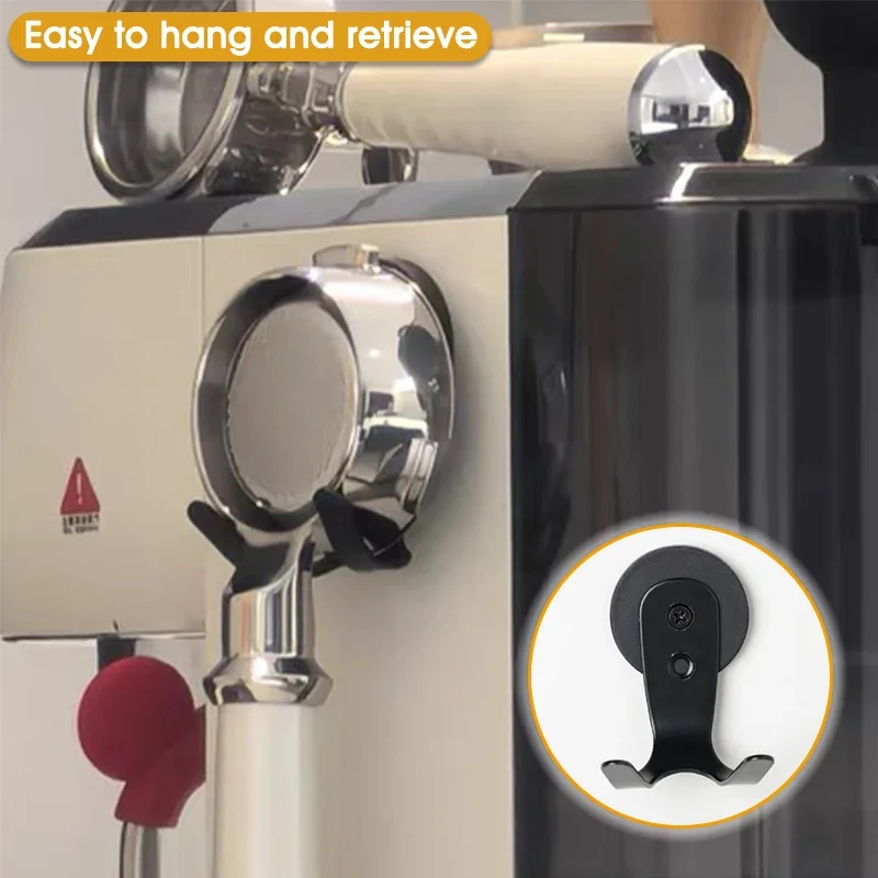 Coffee Handle Magnetic Hook Storage Hanger Powder Hammer Bowl Accessories Bracket Storage Bracket Coffee Bottom Filter Holder