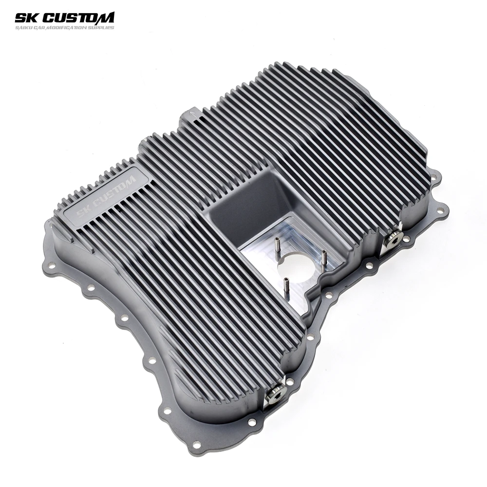 SK CUSTOM Air Guide Channel Aluminum Oil Pan Applicable To Audi RS3 8VM FV3 TTRS 2.5T EA855 Engine Oil Cooling OE: 07K103602F