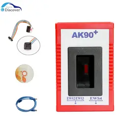 High Quality AK90+ Full Set For BMW Support EWS CAS 1995-2009 Key Code Reader V3.19 Version AK90+ Maker Key Programming Tool