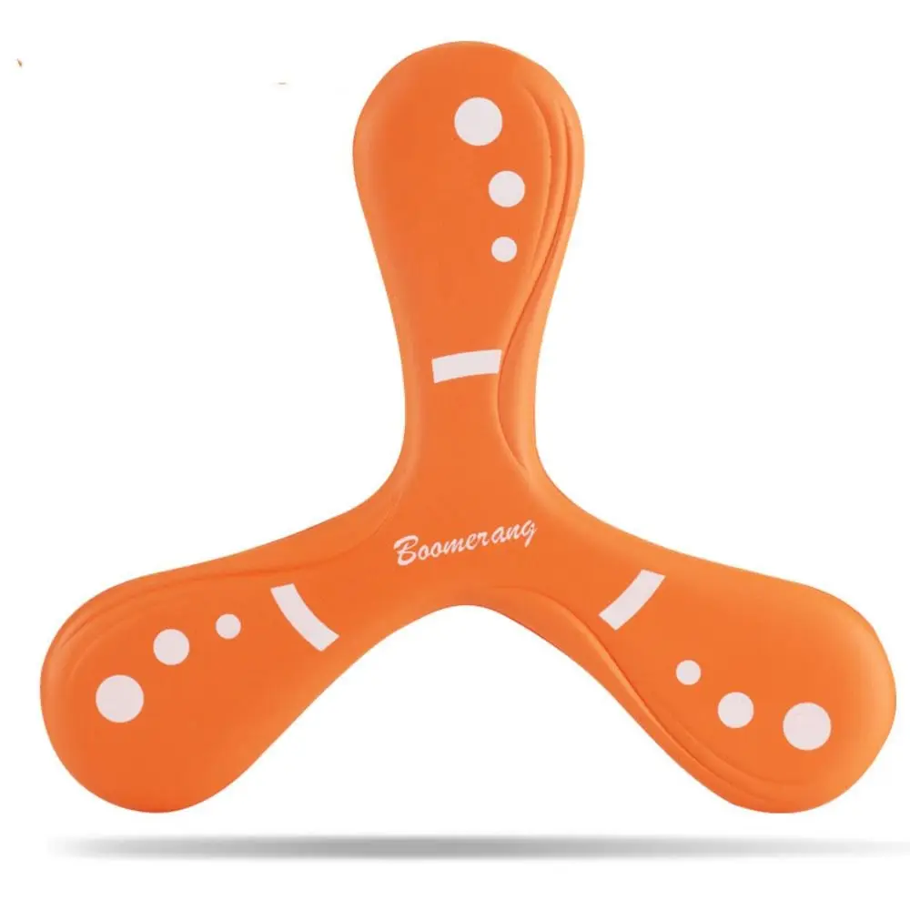 Juguete Boomerang volador de retorno rápido, Boomerang Interactivo Profesional de tres hojas, divertido juego de captura de regreso
