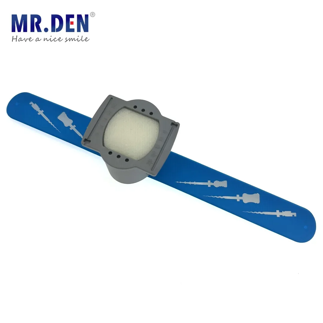 الأسنان البلاستيك توسيع إبرة حامل قناة الجذر ملف ساعة اليد المعصم الإسفنج مع أشرطة القياس حامل إبرة معقمة