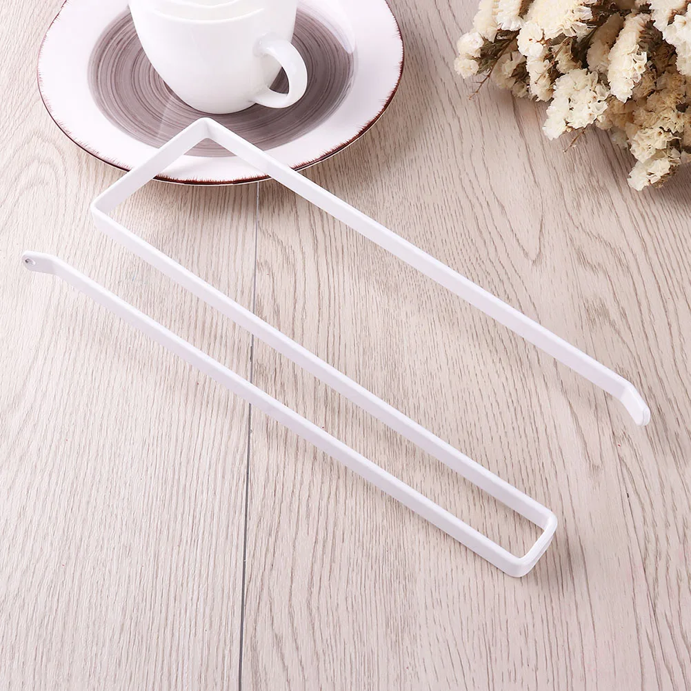 

2 pcs Paper Towel Holder Rack Bathroom Accessories Kitchen Hanger Easy Install Remove Space Saving Premium Material Humanized