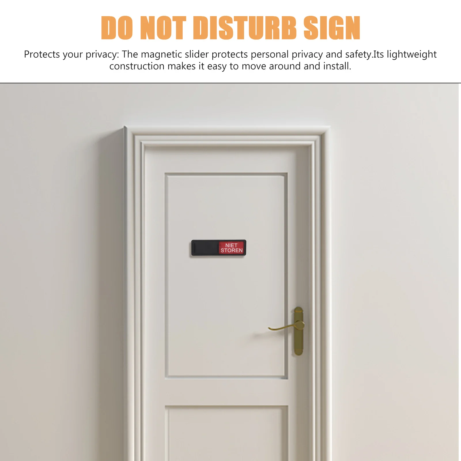 2Pcs Do Not Disturb Door Sign Privacy Magnetic Slider Welcome Indicator Perfect for Office Conference Do Not Disturb Door Sign