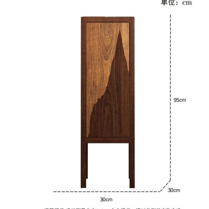 For Tea Room Solid Wood Wabi Sabi Bogu Rack Large Display Shelf Teacup Storage Cabinet Lattice Art Showcase Furniture