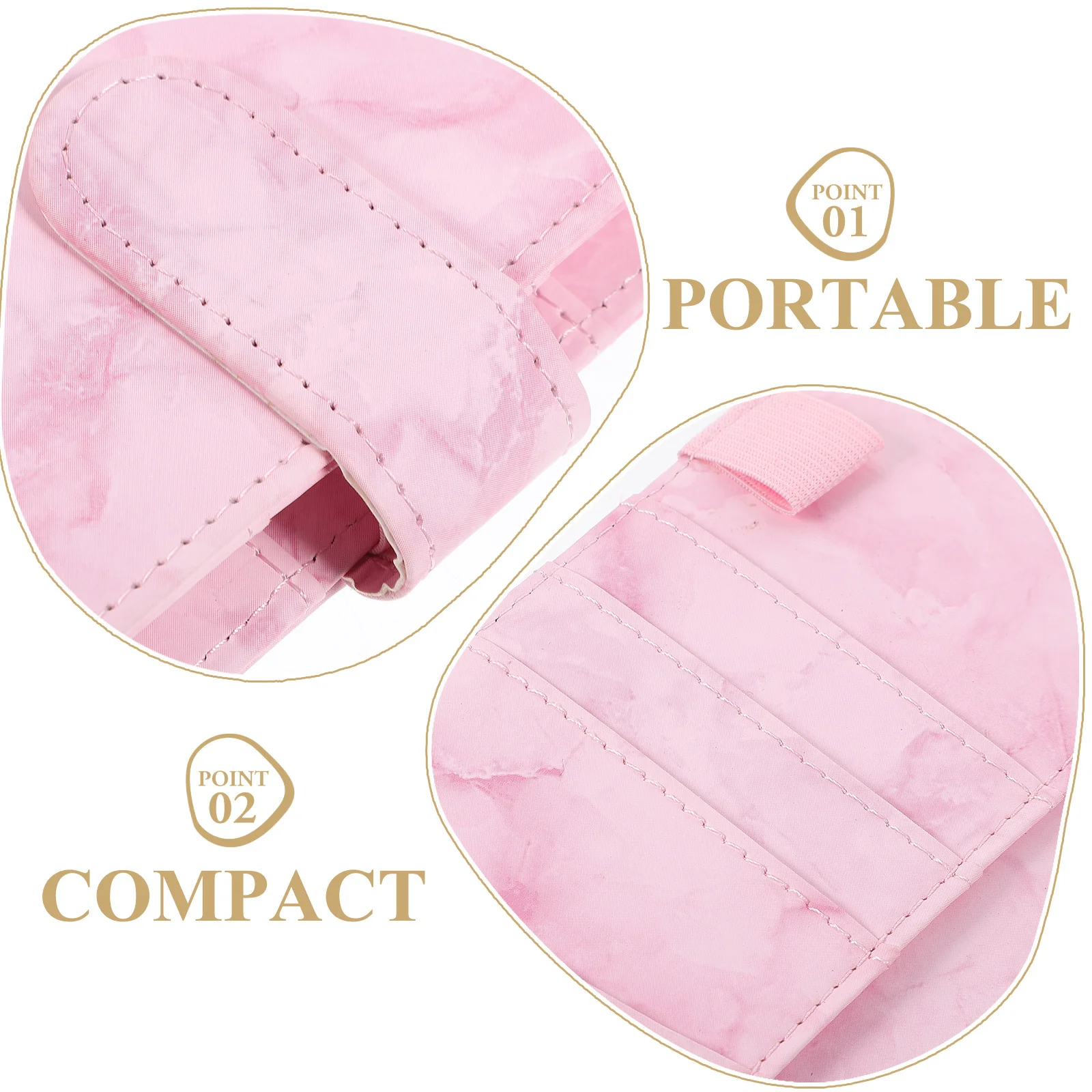 

Portable 6-Rings Binder Cover Customizable Notebook Shell Memory Book Cover Decorative Planner Accessory Budget Binder