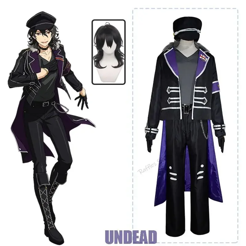 Sakuma Rei Cosplay Suit Wig Unread Game Together Stars Hakaze Kaoru Ogami Koga Cosplay Suits Unisex Uniform Suits UY3159