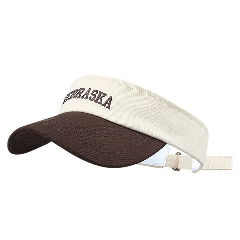 

Летняя регулируемая кепка без верха с защитой от УФ-лучей, дышащая бейсболка из хлопка, солнцезащитная шляпа для бега