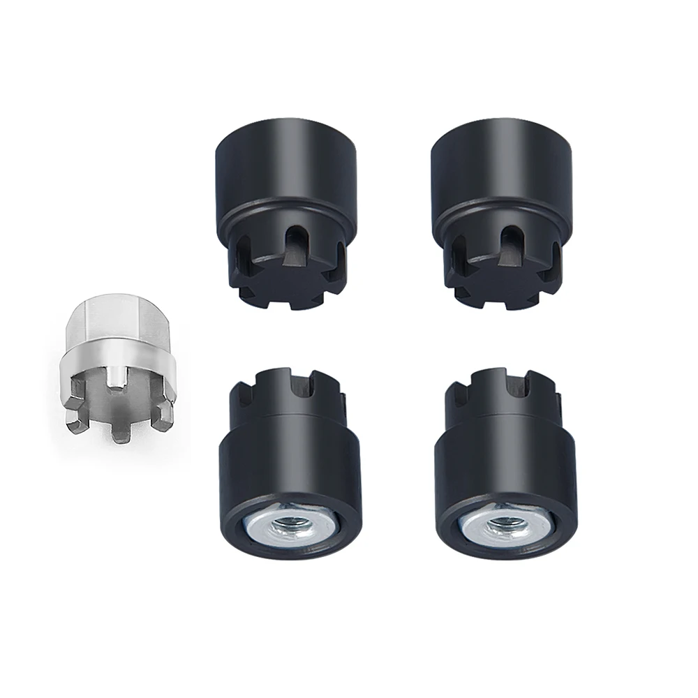 AXSPEED Aluminum Wheel Nuts Cap Locking Hubs for 1/24 RC Crawler Car Axial SCX24 AXI00005 90081 AX100002 AXI00001 AXI00006 Part
