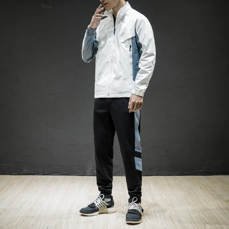 

2025 Autumn Sportswear Running Sets Men Extreme Conditions Windproof Outfit Warm Comfortable Fit for Intense Winter Training