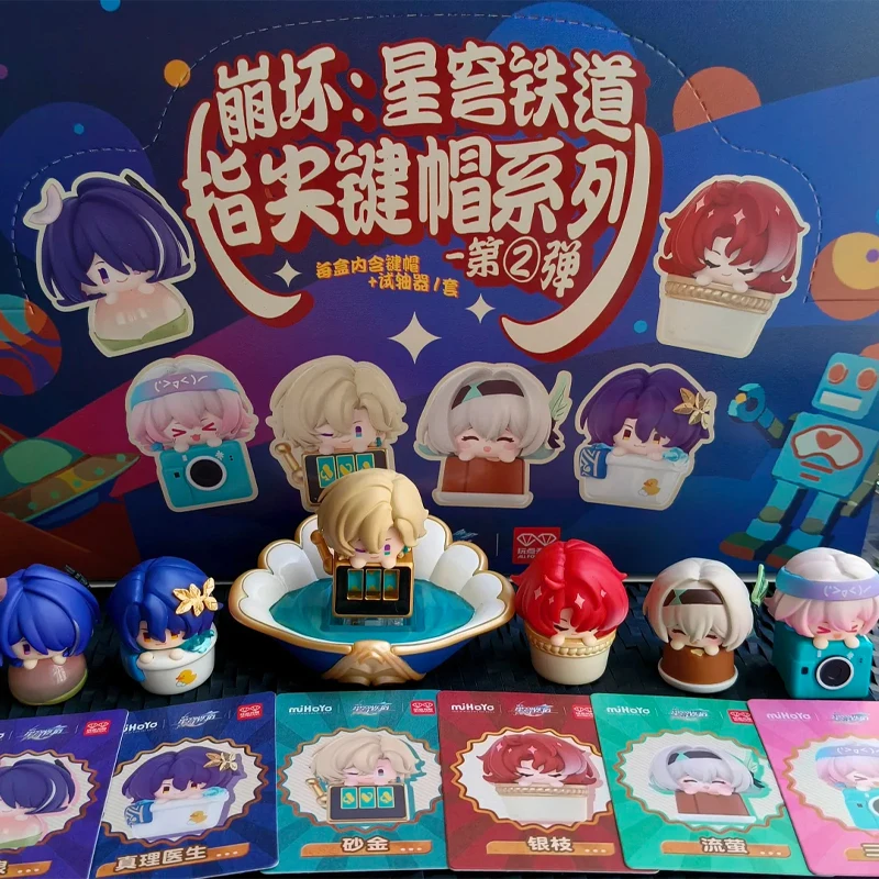 

Коллекционная фигурка Mihoyo v2 из Honkai Star Rail, оригинальная, в стиле Blind Box, для декора рабочего стола, подарок, украшение