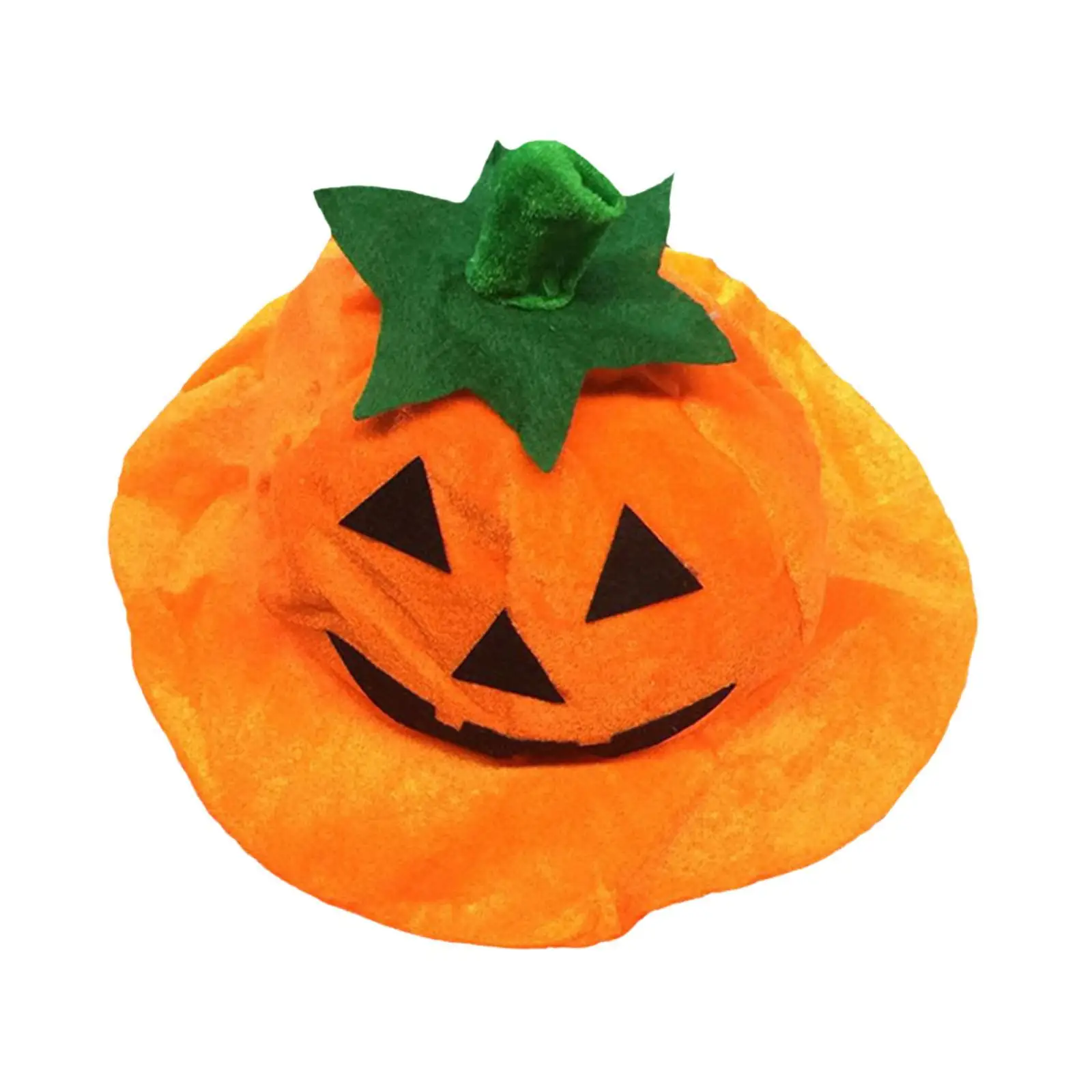 Halloween Pumpkin Hat Lightweight Funny Adorable Decor Headgear for Casual Party Photo Prop Festivals Fancy Dress Roles Playing