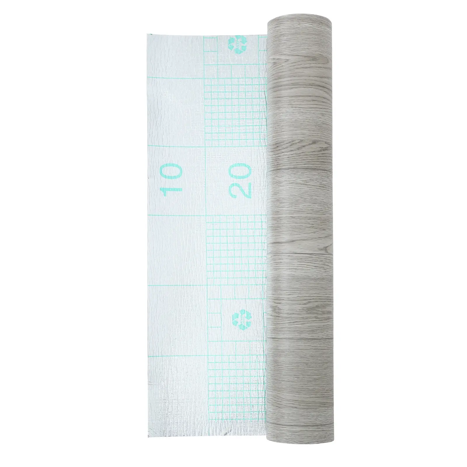 Rollo de Suelo de PVC Autoadhesivo de Alta Durabilidad, Impermeable, Fácil de Limpiar, Antideslizante, para Uso Residencial y Comercial