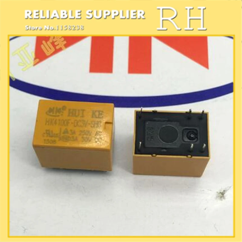 5PCS/Lot Signal Relay HK4100F-DC3V 5V 6V 9V 12V 24V -SHG  6PIN  3A  A Set Of Conversions