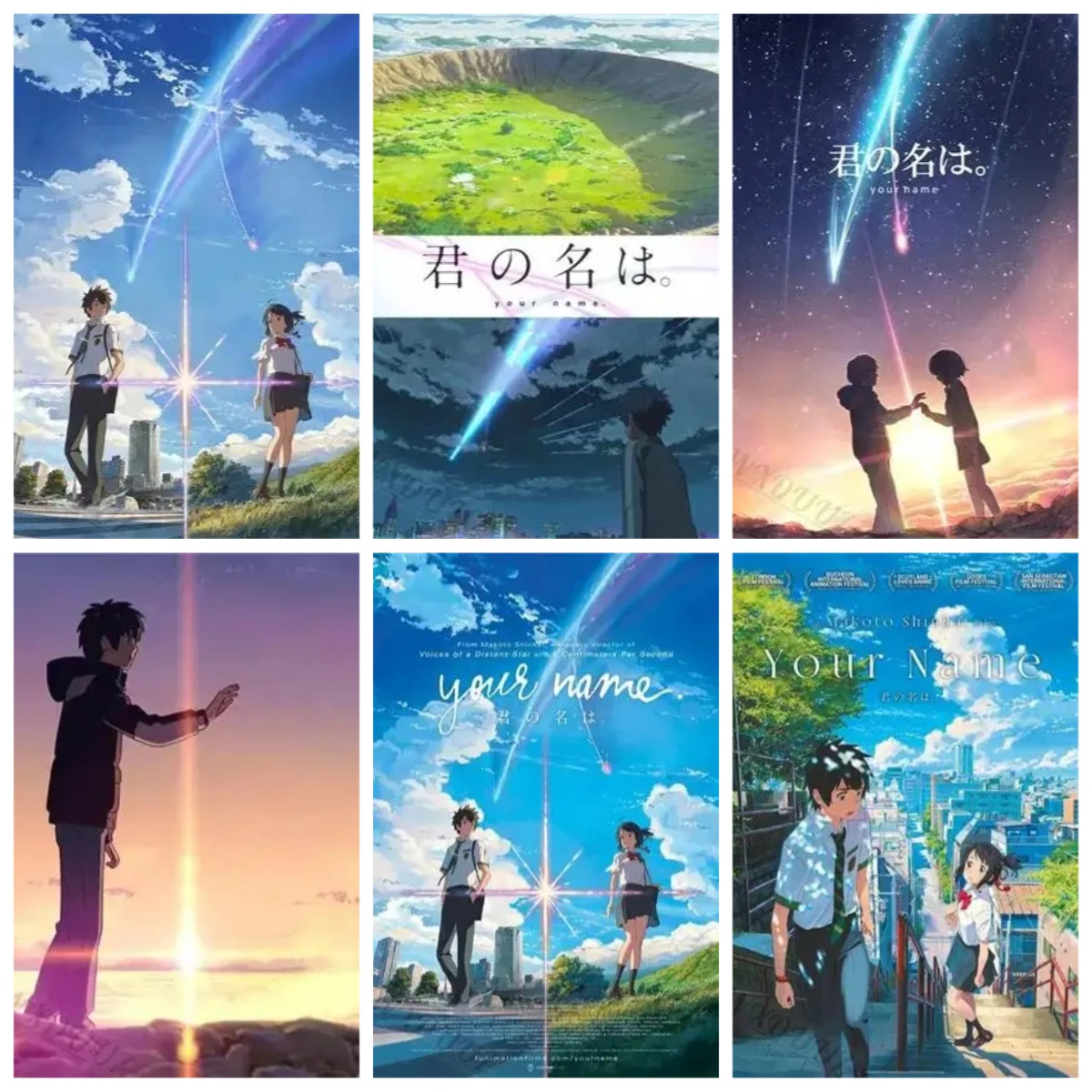 

500/1000pcs Adult Jigsaw Puzzles Your Name Anime Suitable for Adults & Families - Challenging Large Pieces, Portable