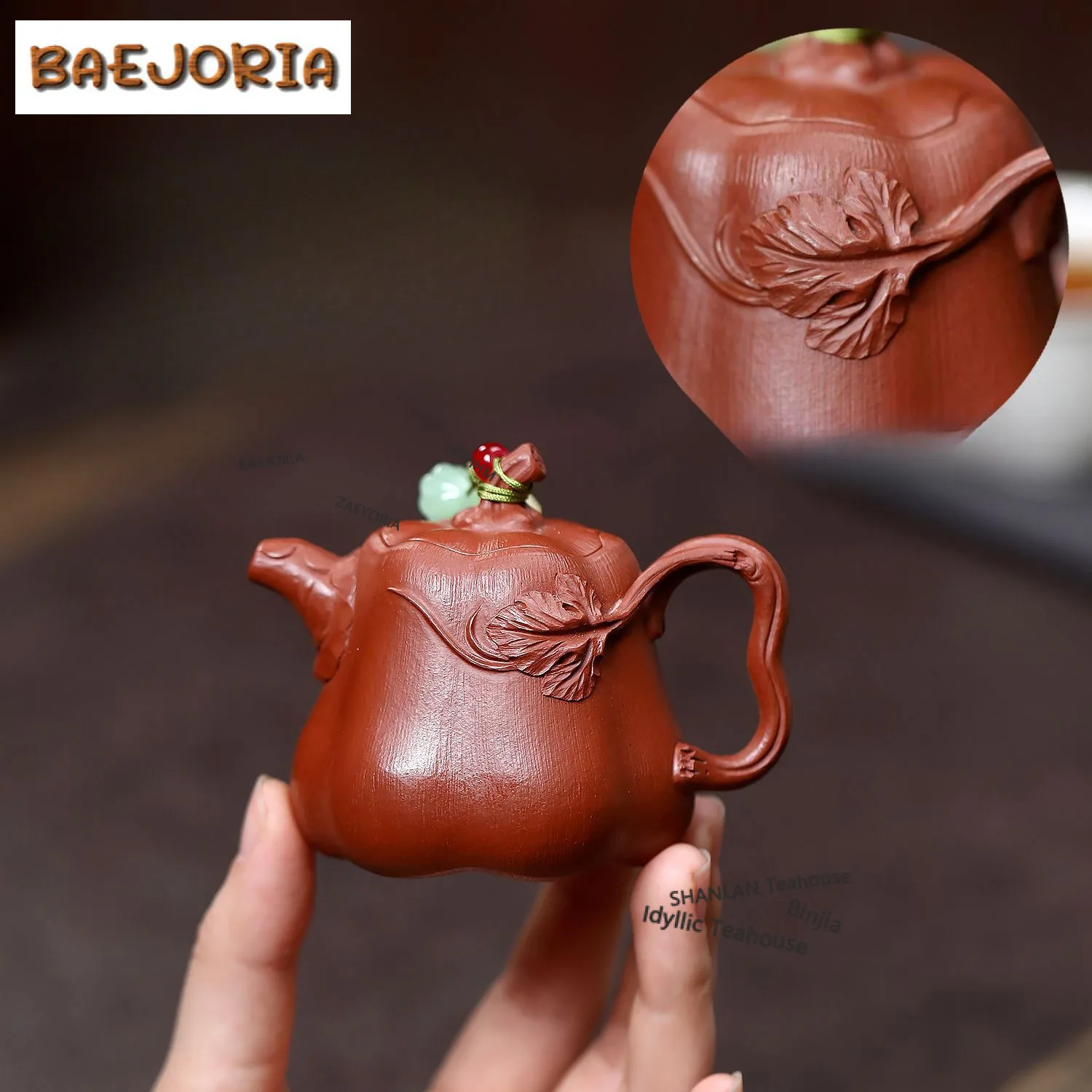 

90ml Yixing Purple Clay Teapots Artists Handmade Fingertip Pumpkin Pot Raw Ore Section Mud Kettle With Infuser Zisha Tea Set