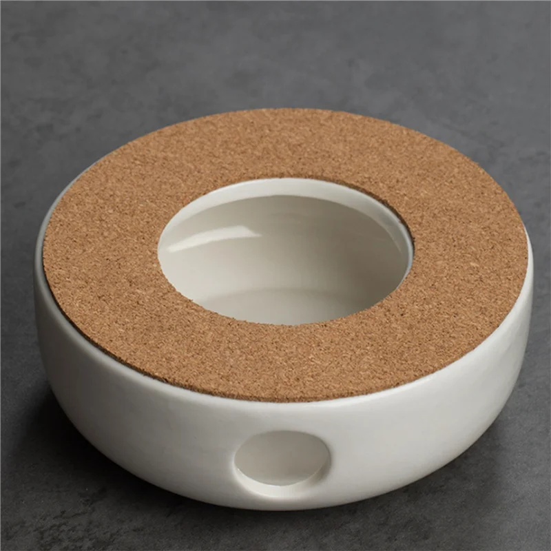 

PZHI-2X Mini Portable Teapot Holder Base Teapot Warmer Insulation Base Coffee Water Warmer Candle Holder