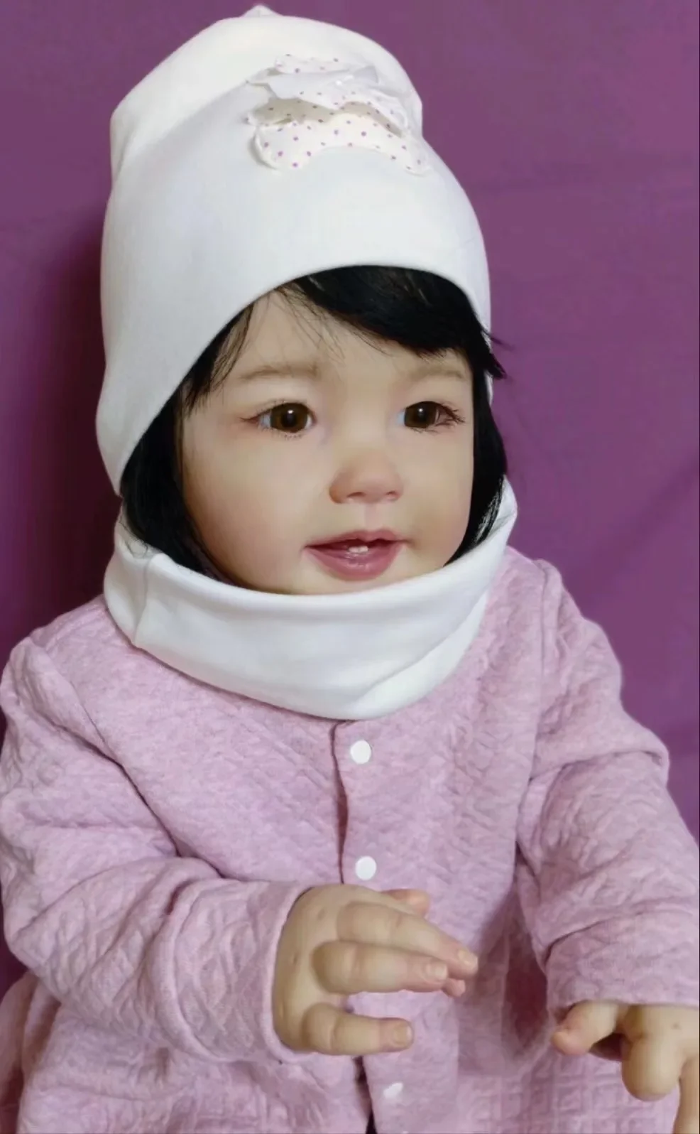 St.Store Anpassbare Versorgung 28 Zoll wiedergeborene Babypuppe Teegan mit handgewurzelten Haaren Alreafy Finsihed Puppe mit unterschiedlichem Kleid