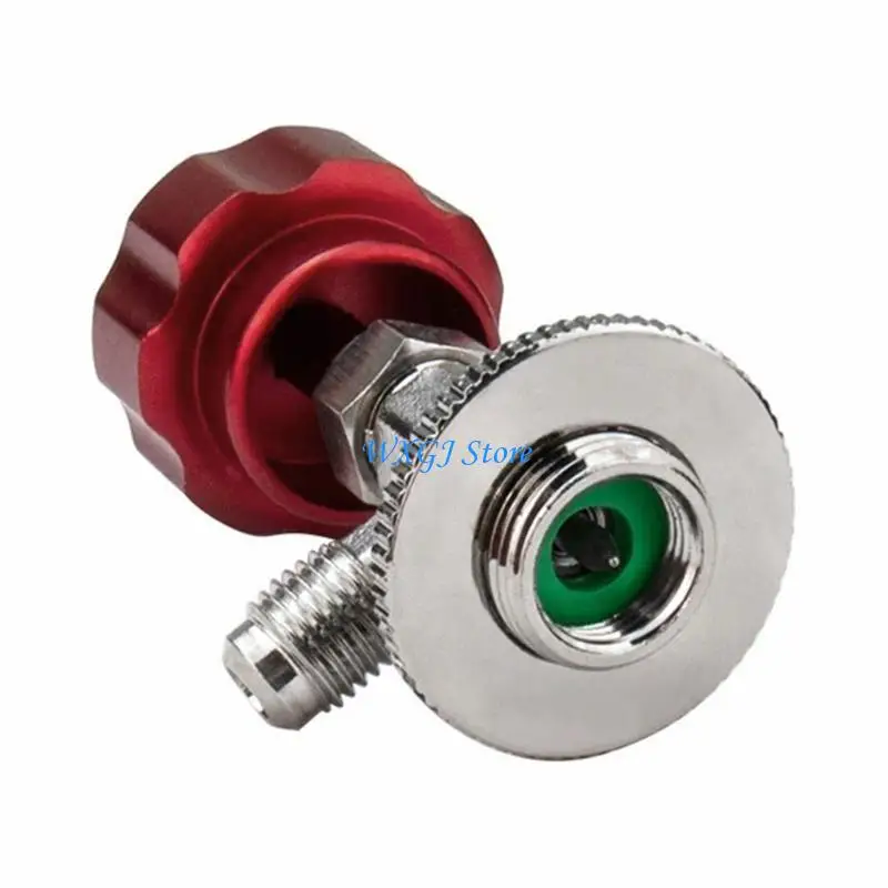 grifo lata 37JE, adaptador SAE 1/4 abridor botellas, grifo lata autosellante automotriz para R134A