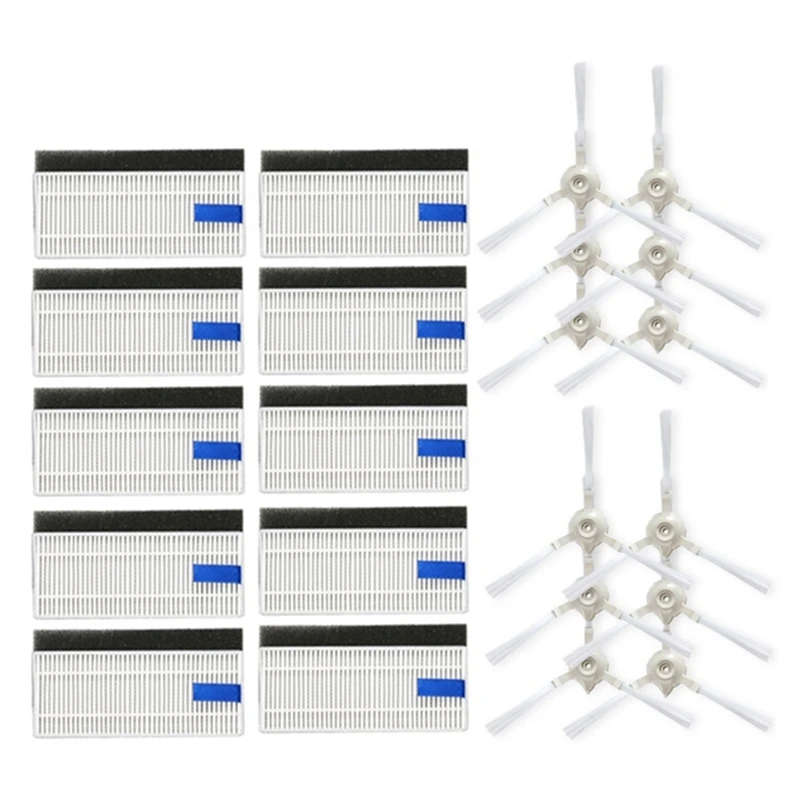 Side Brush HEPA Filter For Tefal Rowenta X-Plorer Serie 75 RG7687 RR7687WH Robotic Vacuum Cleaner Spare Accessories